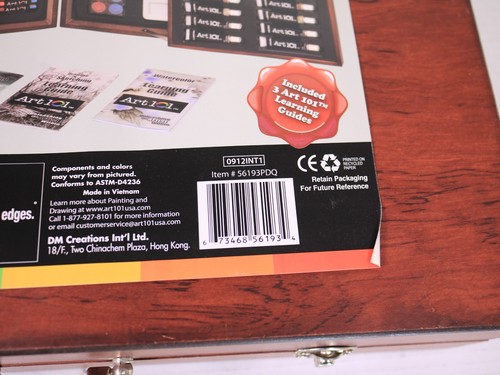 Art 101 Platinum MultiMedia 190 Piece Artist Set Pencils Paint Crayon Oil 56193 - Picture 15 of 19