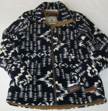 NWT Pendleton Alder Berber Fleece JUNIPER MESA NAVY/IVORY AZTEC Jacket Coat M
