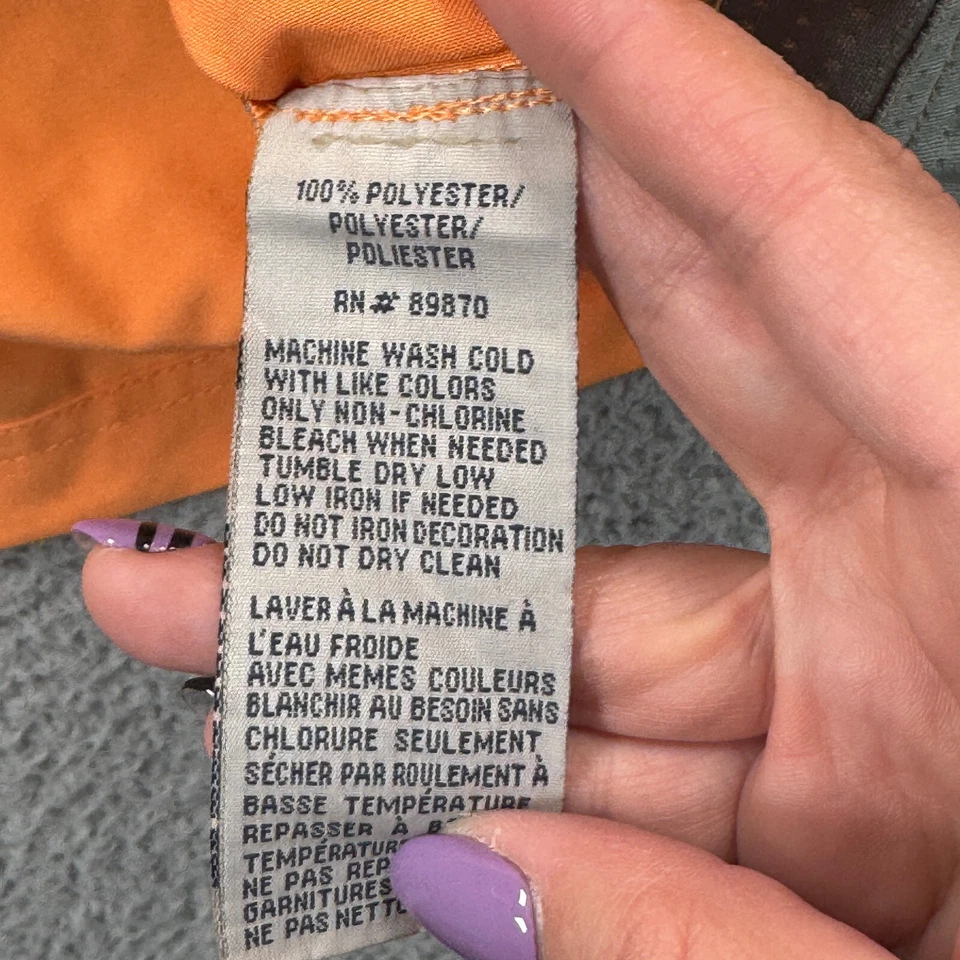 Bimini Bay 钓鱼衬衫男式中号卷片长袖橙色通风角 — 第 3/4 张图片