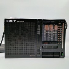 Sony Icf-7600a Portable Radio SW MW FM 9 Band Receiver Tested