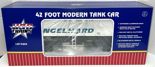 USA TRAINS G-GAUGE R15257 ENGELHARD 42' VAGÓN CISTERNA BLANCO/NEGRO #71871 - NUEVO EN CAJA | Zustand: New