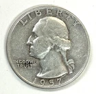 1957-D Washington Silver Quarter