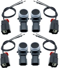 4 Pcs Bumper Park Assist Object Sensor with Connector, Fit for Silverado/Tahoe/