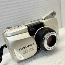 Olympus Stylus Zoom 80 Wide DLX 35mm Point Shoot Film Camera Tested Works