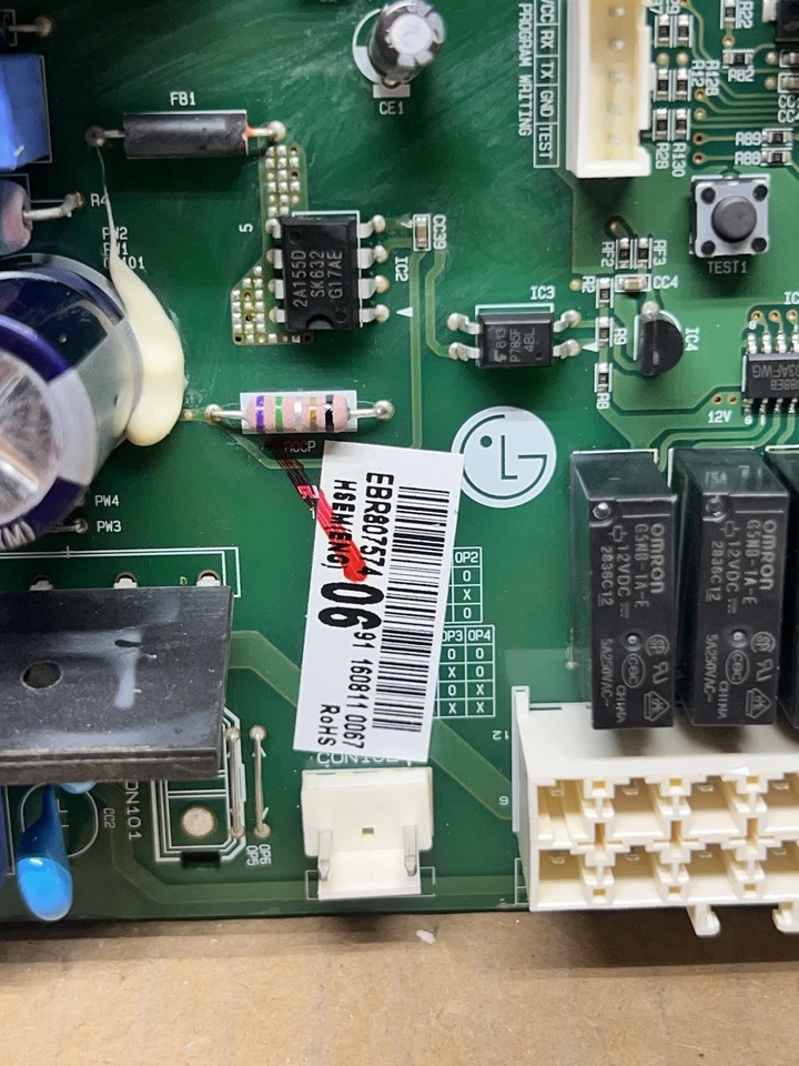 OEM Kenmore Fridge Control EBR80757406 Same Day Shipping. | CG - Image 2 of 2