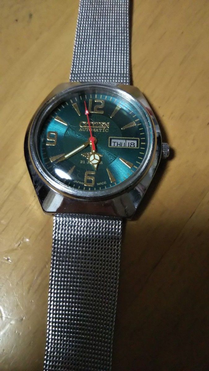 CITIZEN AUTOMATIC Citizen Automatic Green Dial Da… - image 4