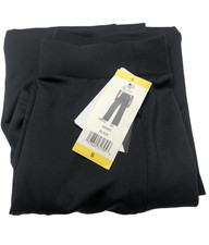 Adidas Womens S Active Wide Leg Pants Black High Rise Zip Pockets NWT