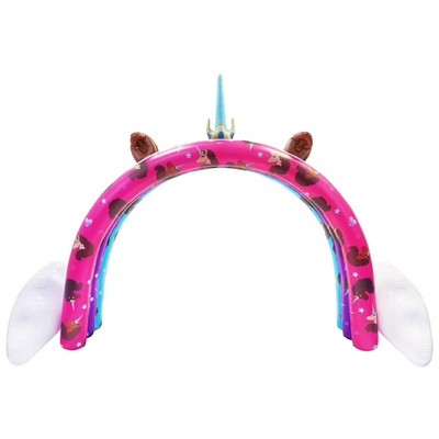 Afro Unicorn Arch Sprinkler 110 H 19.6 D 70.8 H Backyard Toy   Outdoor Activity