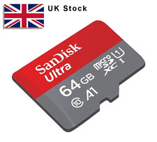 SanDisk ultra 64GB Micro SD Memory Card class 10 A1 SDHC SDXC UHS-1