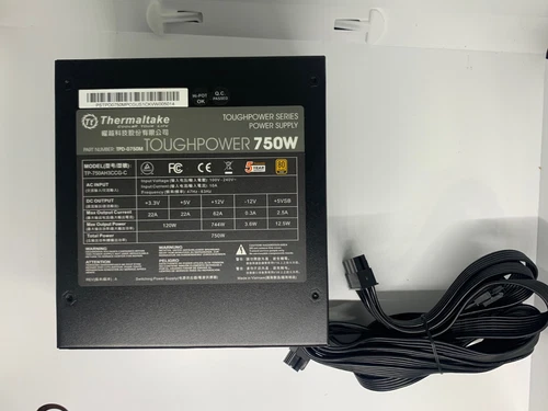 Thermaltake TPD-0750M Toughpower 750W 80 Plus Gold Semi Modular Power Supply