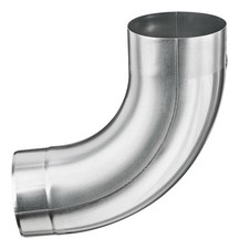 Gr&ouml;mo Zink-Rohrbogen 85 Grad, 87 mm, mit Einzug - 62209