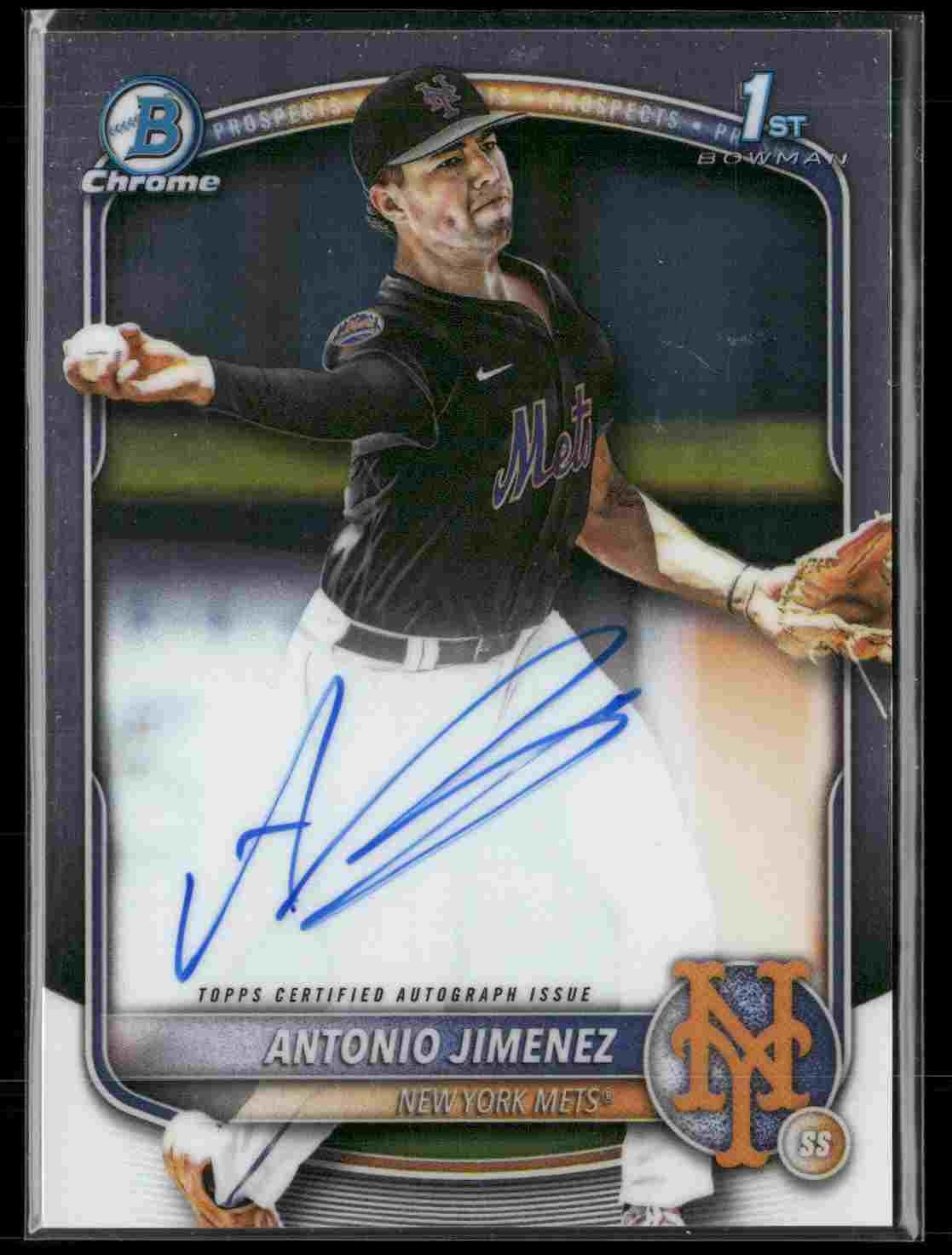 2025 Bowman Draft #CPA-AJ Antonio Jimenez Chrome Prospect Autographs