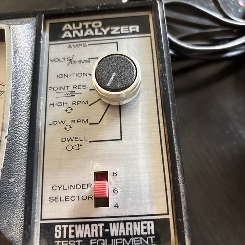 VTG 1970s Stewart Warner Auto Analyzer Gauge 82006 USA Pre-Owned Untested Rare - Bild 6 von 11