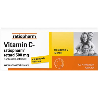 Vitamin C-ratiopharm Retard 500 mg Kapseln 100St - PZN 7260885