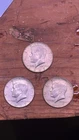 Lot Of 3 1967 Kennedy Half Dollar 40% Silver US Coin 50C