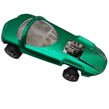 1967 Hot Wheels Redline Silhouette Green USA Diecast Car Mattel Vintage Rare