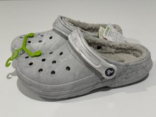Crocs Classic Lined Watercolor Marbled Clog Grey Swirl Size M5/W7 - NWT