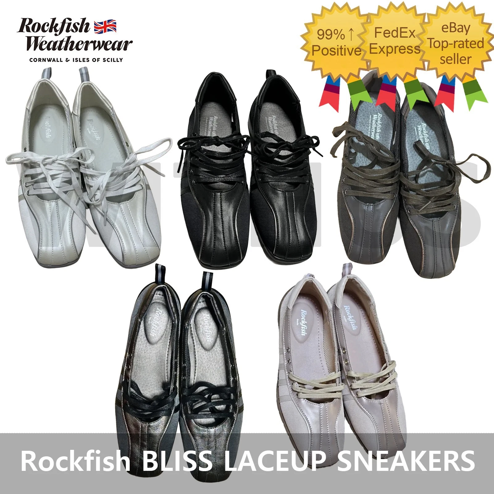 Rockfish Weatherwear BLISS LACEUP SNEAKERS - 6 Colors * | eBay