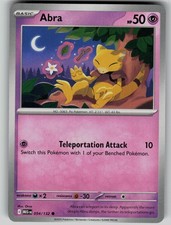 Abra 054/132 Mega Evolution Pokemon Common
