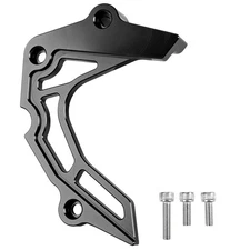 3D Black Front Sprocket Guard Chain Cover For Kawasaki KLX110 KLX110L 2002-2025