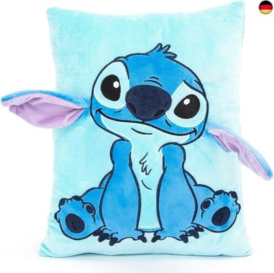 Disney Lilo & Stitch Plush Cuddle Pillow - Super Soft 3D Bed Pillow for Nursery