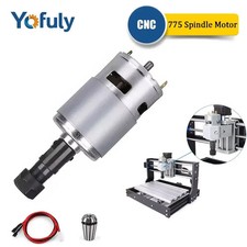 Yofuly CNC 775 Spindle Motor 20000RPM Ball Bearing for 3018 Pro CNC