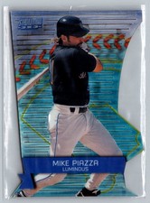 2000 Topps Stadium Club 3x3 #2A Mike Piazza Luminous Die-Cut