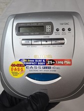 AIWA XP-V70 Portable CD Compact Disc Player EASS Plus 40 Sec Anti Shock Untested