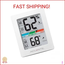 AcuRite Humidity Meter Hygrometer and Indoor Digital Thermometer with Temperatur