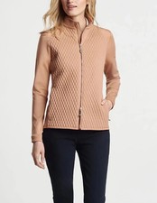 Peter Millar Merge Elite Hybrid Women's Jacket Size Small Camel Color