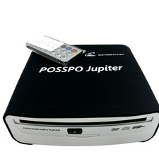 POSSPO Jupiter Portable CD DVD Player for Car with USB Port AUX Port Plug Play