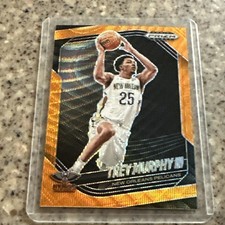 Trey Murphy III 2024-25 Prizm Black #124 Orange Wave 50/60 New Orleans Pelicans