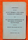 Gulf Mobile & Ohio Railroad Agreement Order of Railway Telegraphers Rules GM&ORR — photo 1