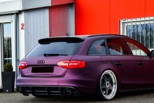 ForAudi A4 /S4 B8 11-15 Performance Rear Bumper diffuser addon with ribs / fins