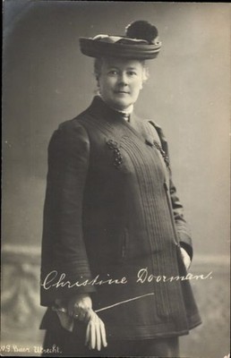 Ak Schriftstellerin Christine Doorman, Portrait - 4841942