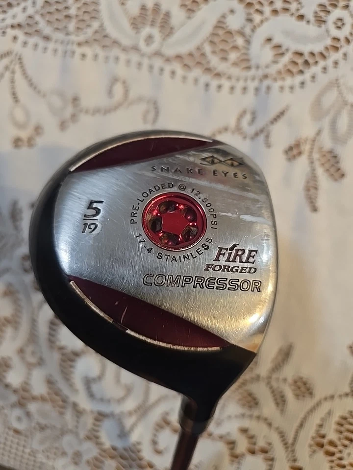 Snake Eyes Fire Forged 3 Wood 15* & 5 Wood 19* Regular Flex Graphite Shaft RH - Image 3 of 4