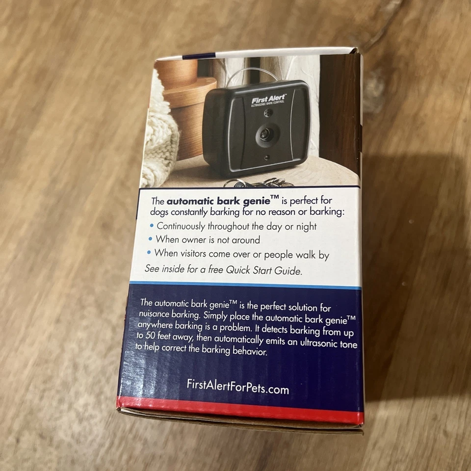 Dispositivo disuasorio ultrasónico automático First Alert Bark Genie ladrido de perro Foto 3 de 4