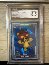 Veefriends Sapphire Topps Chrome Hodl Hyena VF first chrome Graded CGC 8.5