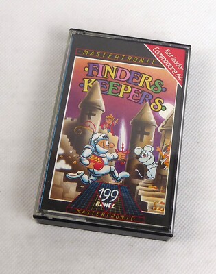 Commodore 64 C64 Spiel -- FINDERS KEEPERS (Mastertronic) -- Tape Kassette