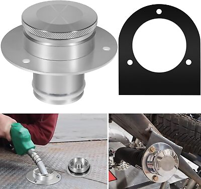 #ad 7 2530 Aluminum Fuel Tank Filler Neck Fits for 2quot; Gas Tank Fuel Filler Neck Hose $60.42