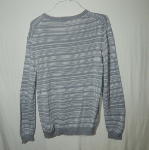 Calvin Klein Italian Yarn Pullover V Neck Sweater Size LARGE L Mens Clothing - Picture 6 of 6
