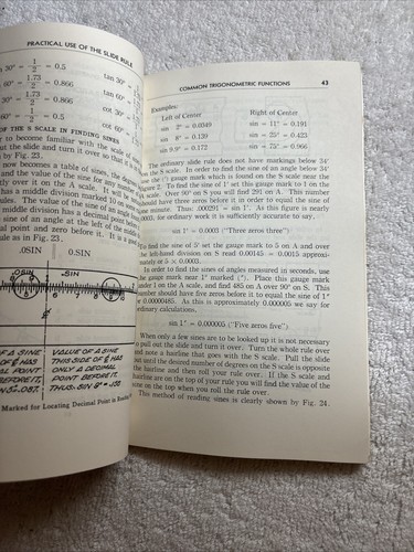 Everyday Handbooks Slide Rule How To Use It. -Calvin C Bishop Third Edition 1955 - Picture 12 of 14