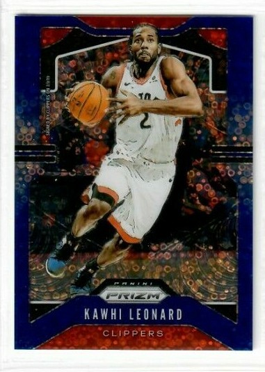 KAWHI LEONARD 2019 20 Panini PRIZM #56/175 DISCO BALL RED WHITE BLUE Fast Break