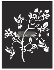 NEW! Hummingbird - Redesign With Prima Decor Stencil For Walls & Furniture