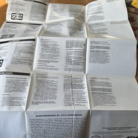 Nintendo NES Double Player Wireless Controller Manual Only