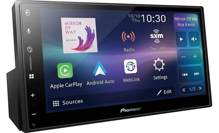Pioneer DMH-W3000NEX Single DIN Car Receiver Bluetooth Backup Cam Video Bypass - Image 4 of 4