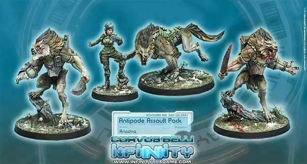 Corvus Belli Infinity Ariadna 28mm Antipode Assault Pack (2nd Ed) CVB280168  | eBay