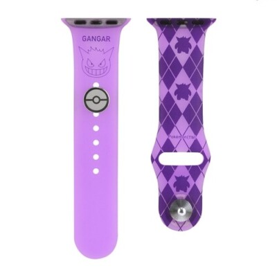 Pokemon Gengar Silicone Band Compatible with Apple Watch 41/40