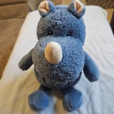 16 Inch Plush Blue Rhino. 