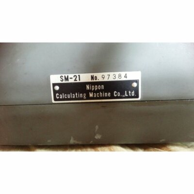 Mechanical manual calculator (Nippon Calculator Retro) from japan